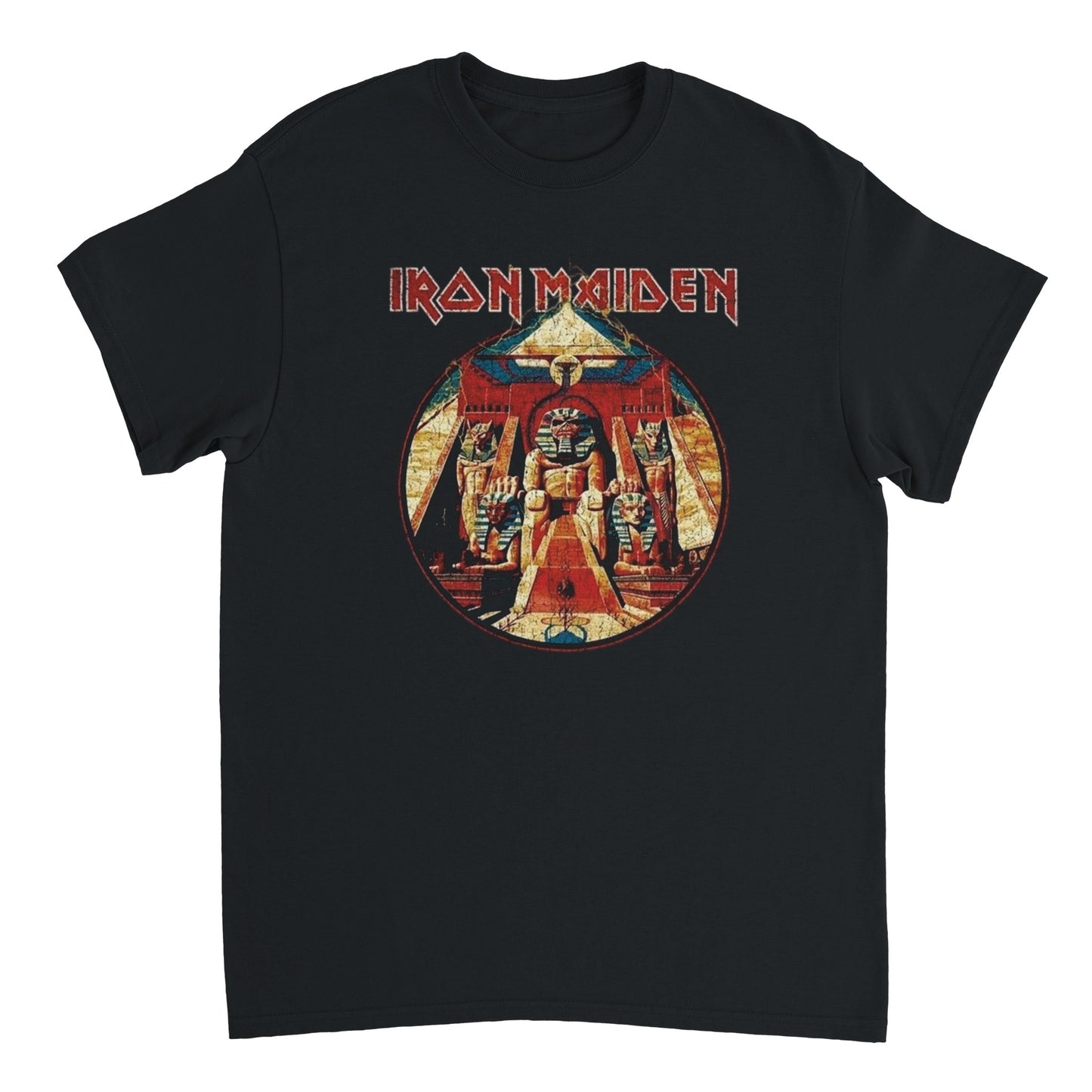 Iron Maiden Camiseta Heavy Metal Powerslave Cartagena 2026 Unisex Premium