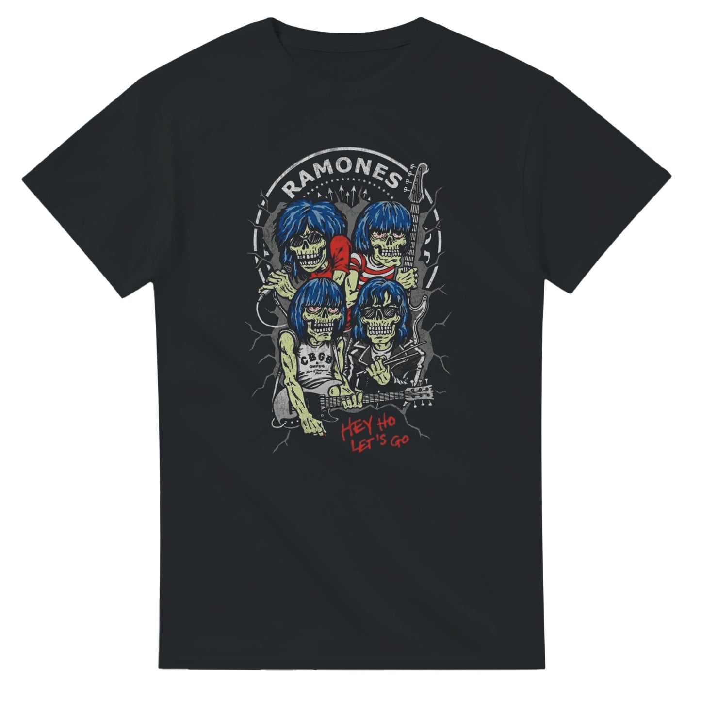 Ramones Camiseta Punk Rock Nueva York Unisex Premium