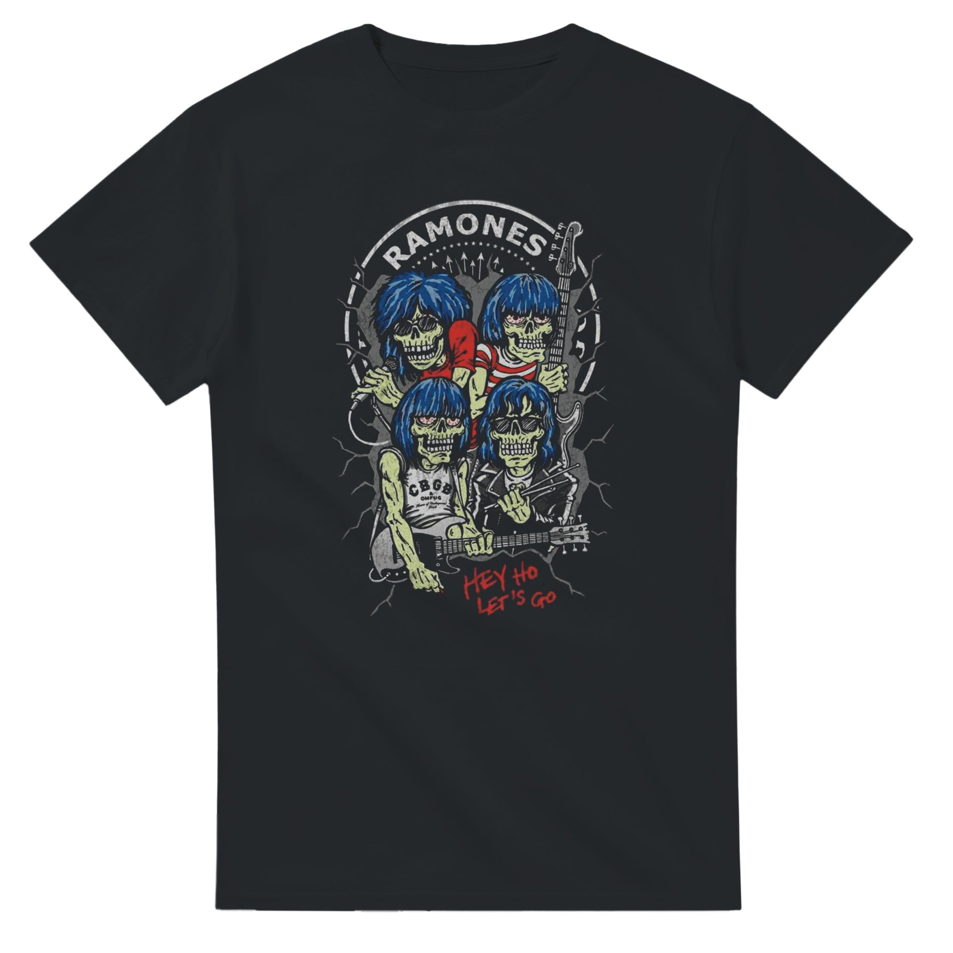 Ramones Camiseta Punk Rock Nueva York Unisex Premium