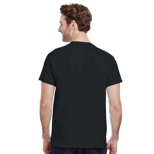 Camiseta de cuello redondo unisex alta densidad | Gildan® 5000 Negro