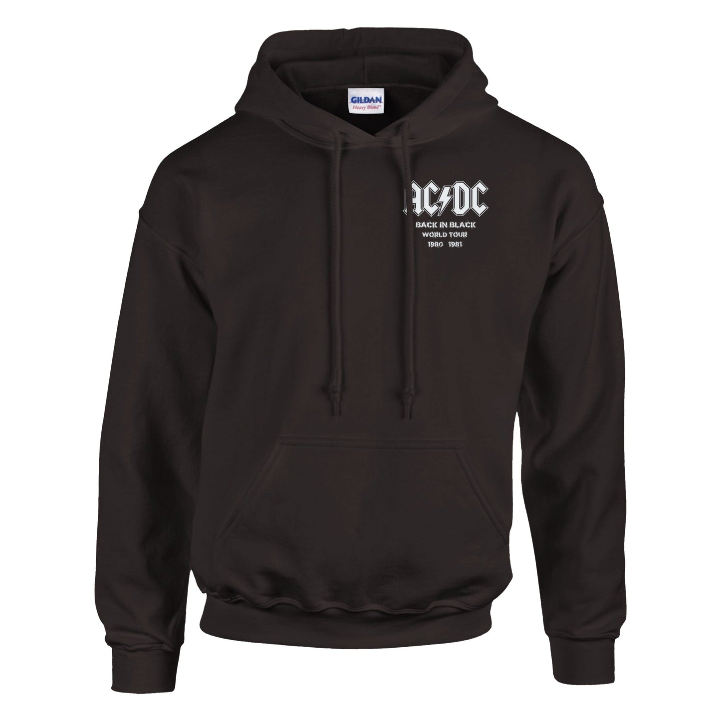 AC/DC Sudadera Hard Rock Back in Black Unisex Premium