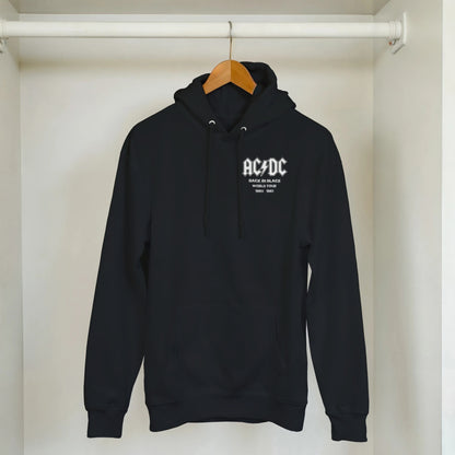 AC/DC Sudadera Hard Rock Back in Black Unisex Premium