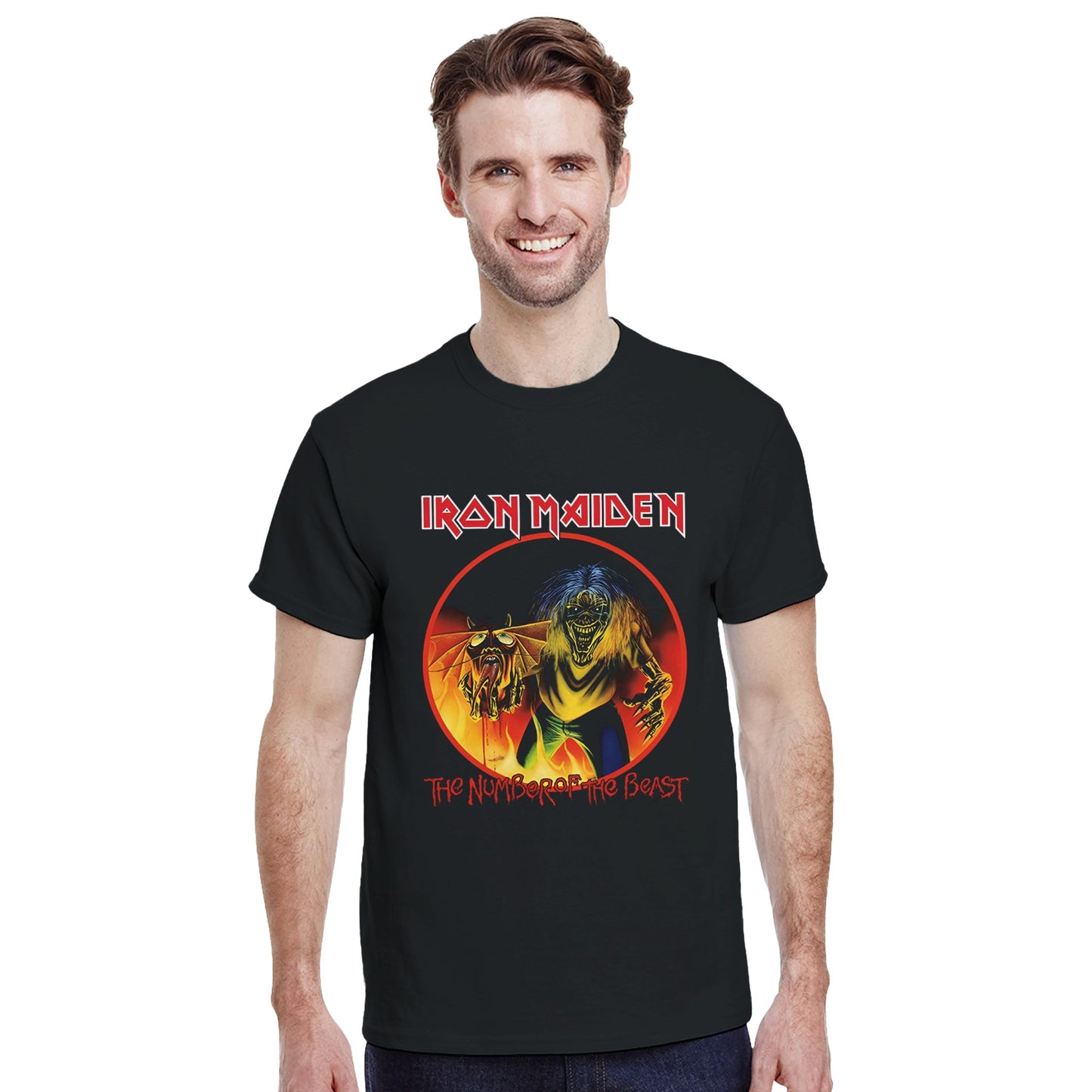 Iron Maiden Camiseta Heavy Metal Number of the Beast Cartagena Rock Imperium Unisex Premium