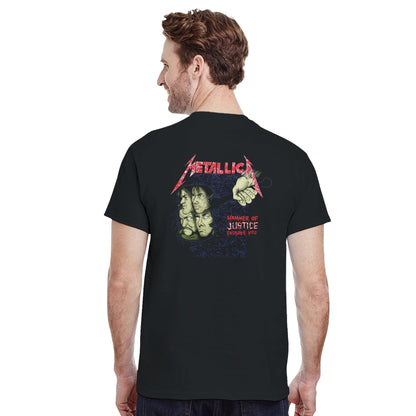 Metallica Camiseta Thrash Metal And Justice for All Unisex Clásica