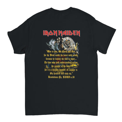 Iron Maiden Camiseta Heavy Metal Eddie The Head Unisex Clásica