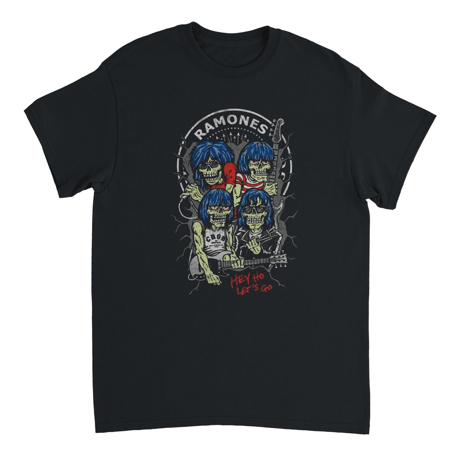 Ramones Camiseta Punk Rock Nueva York Unisex Premium