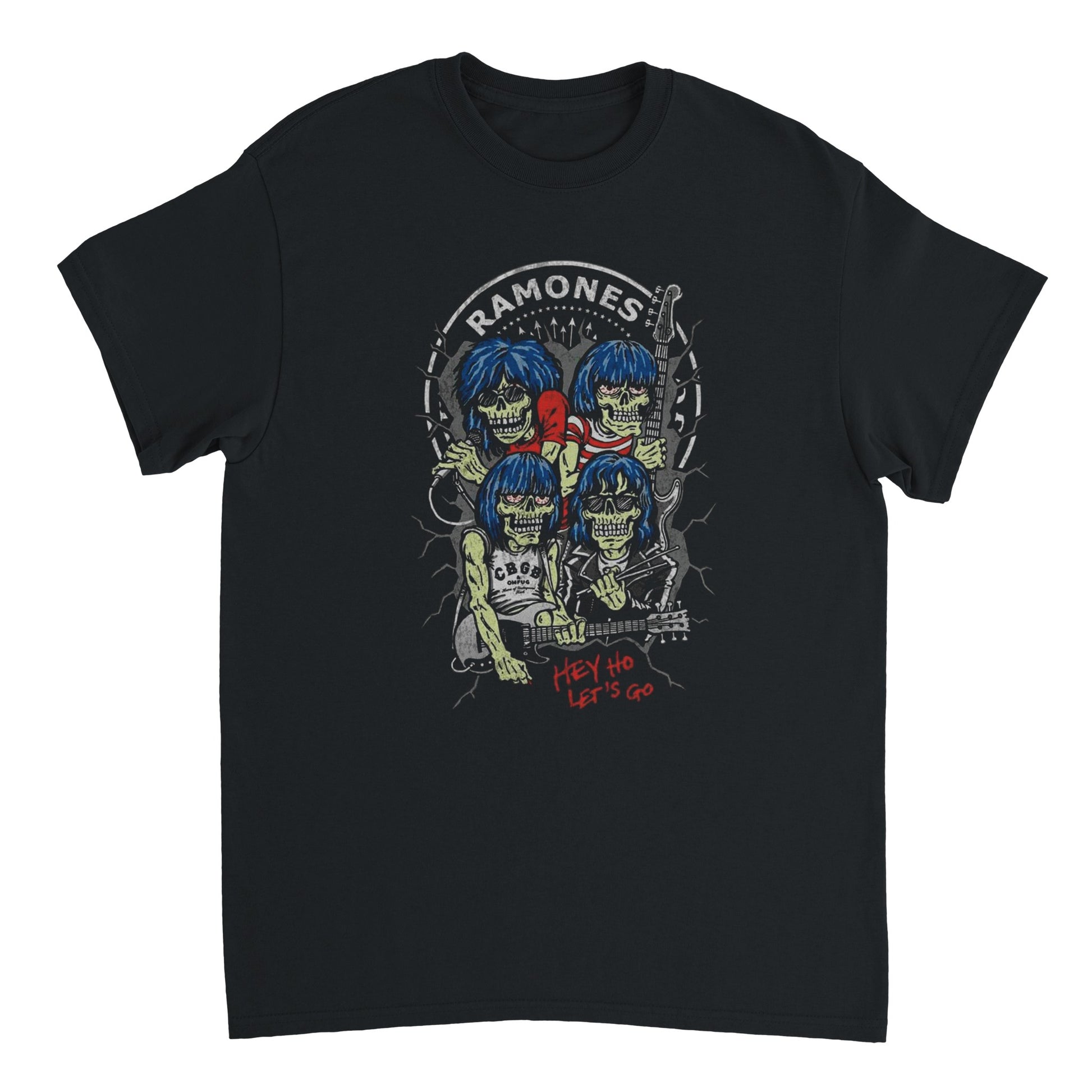 Ramones Camiseta Punk Rock Nueva York Unisex Premium