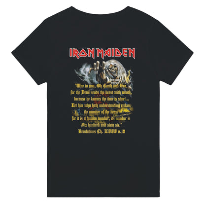 Iron Maiden Camiseta Heavy Metal Eddie The Head Unisex Clásica