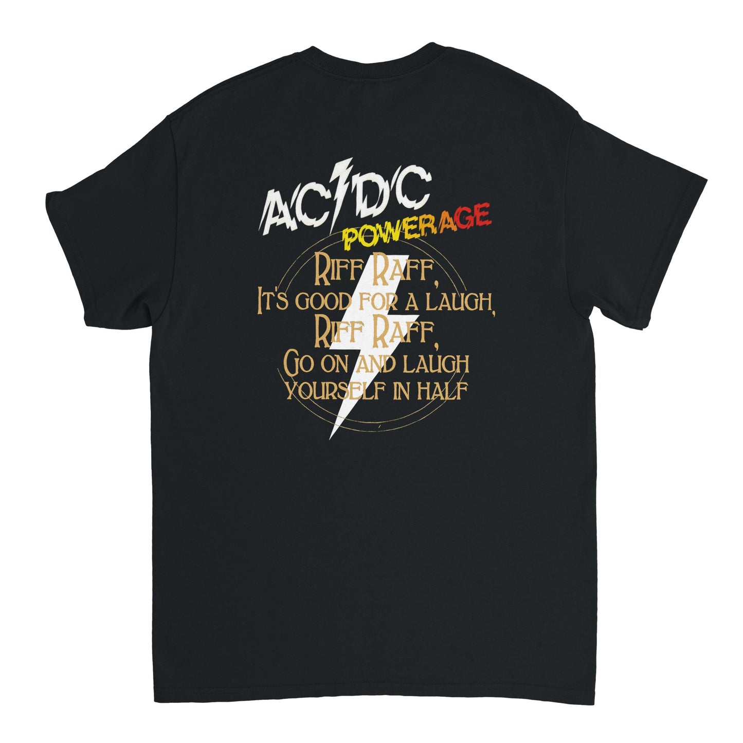 AC/DC Camiseta Hard Rock Riff Raff Unisex Premium