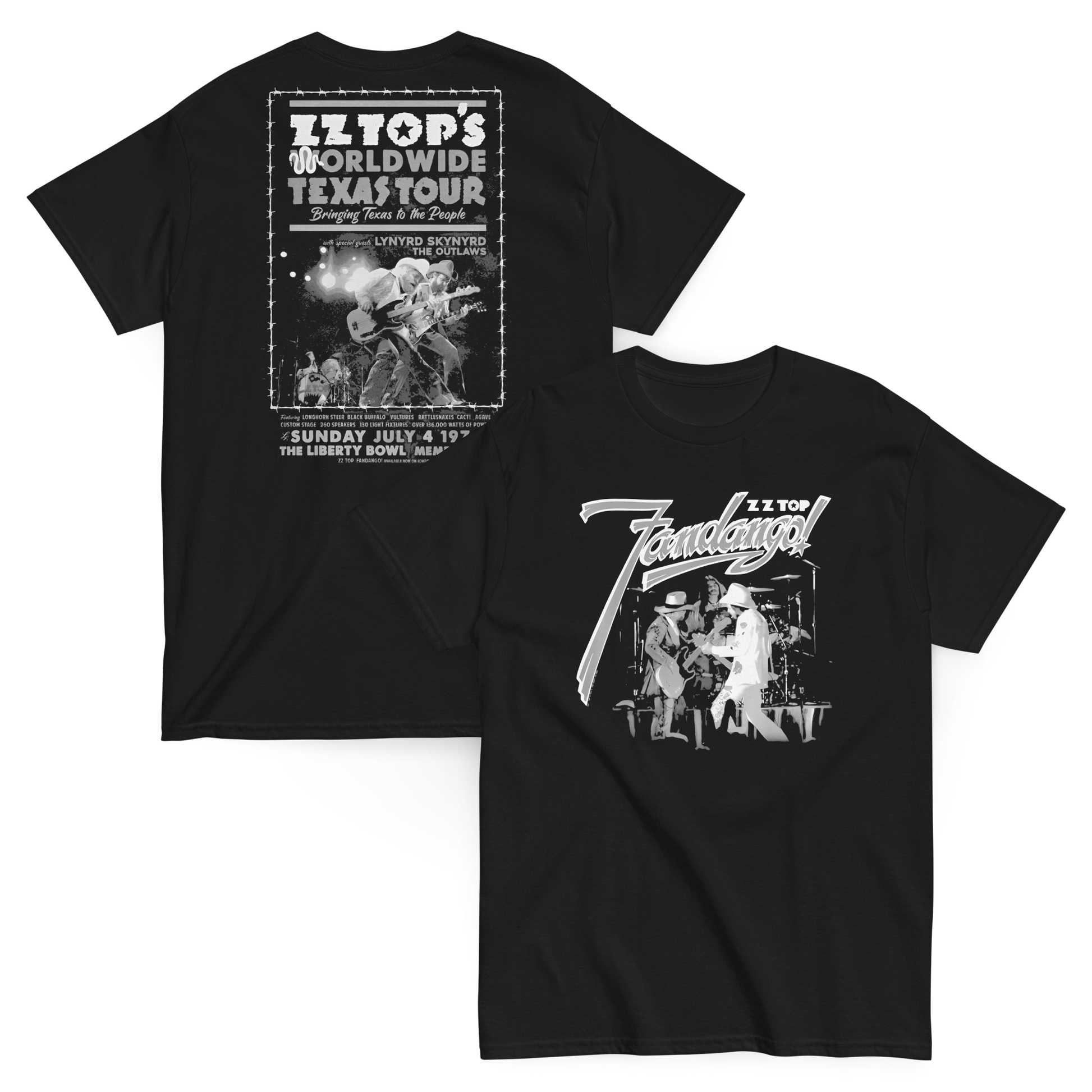 ZZ Top Camiseta Blues Rock Fandango Unisex Premium