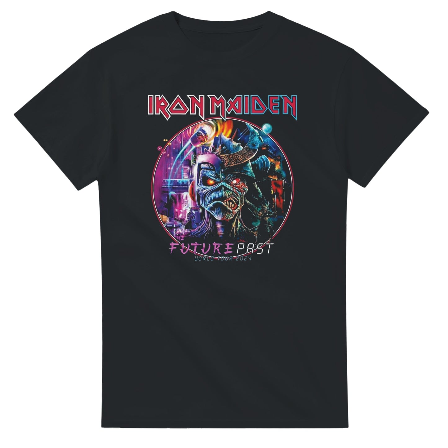 Iron Maiden Camiseta Heavy Metal Future Past Tour Unisex Premium