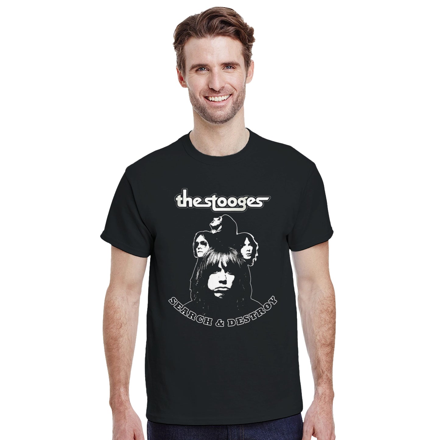 The Stooges Camiseta Proto Punk Detroit Unisex Premium