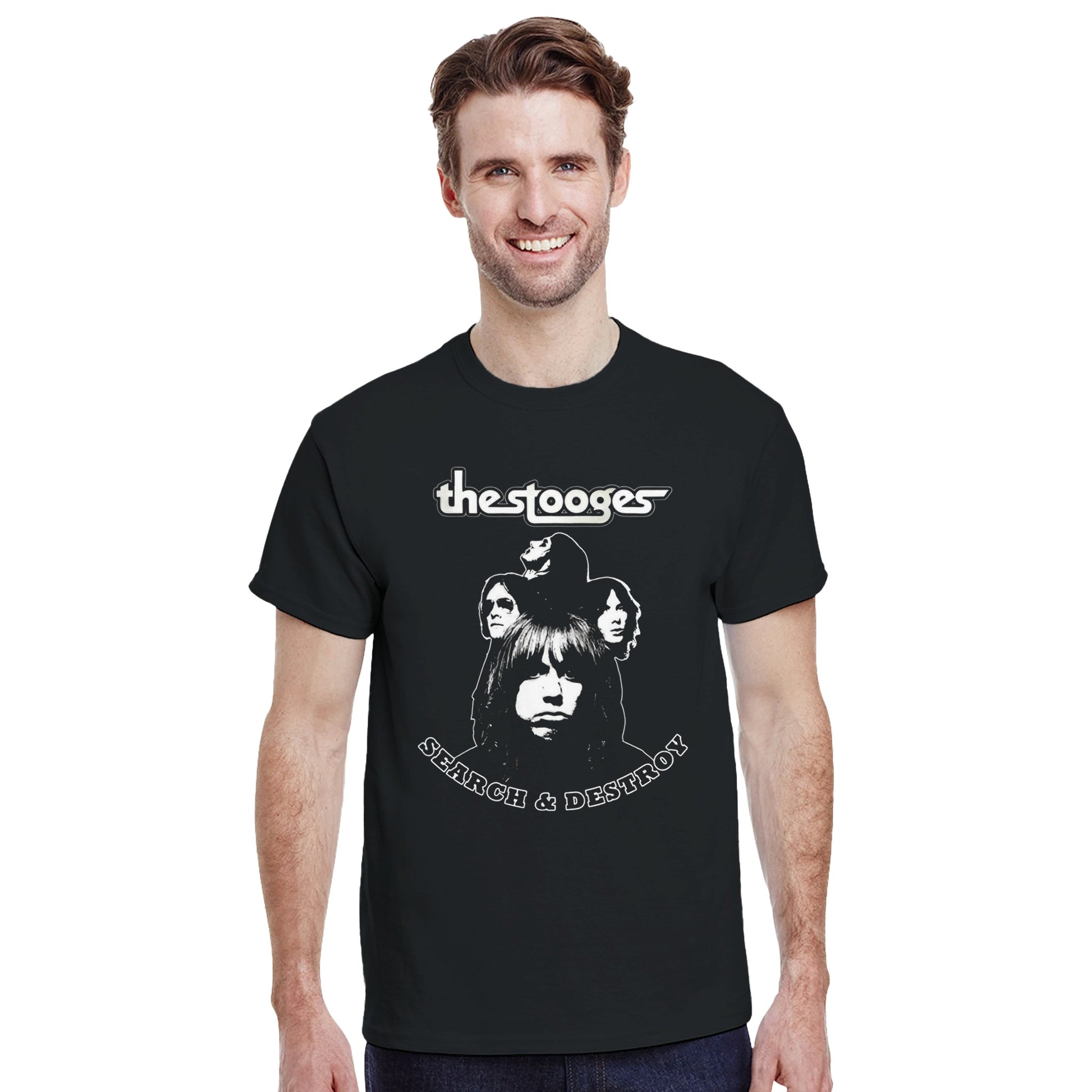 The Stooges Camiseta Proto Punk Detroit Unisex Premium