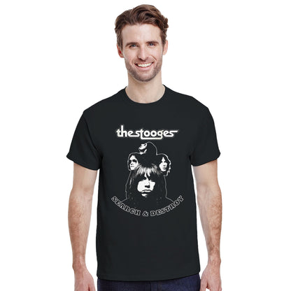The Stooges Camiseta Proto Punk Detroit Unisex Premium