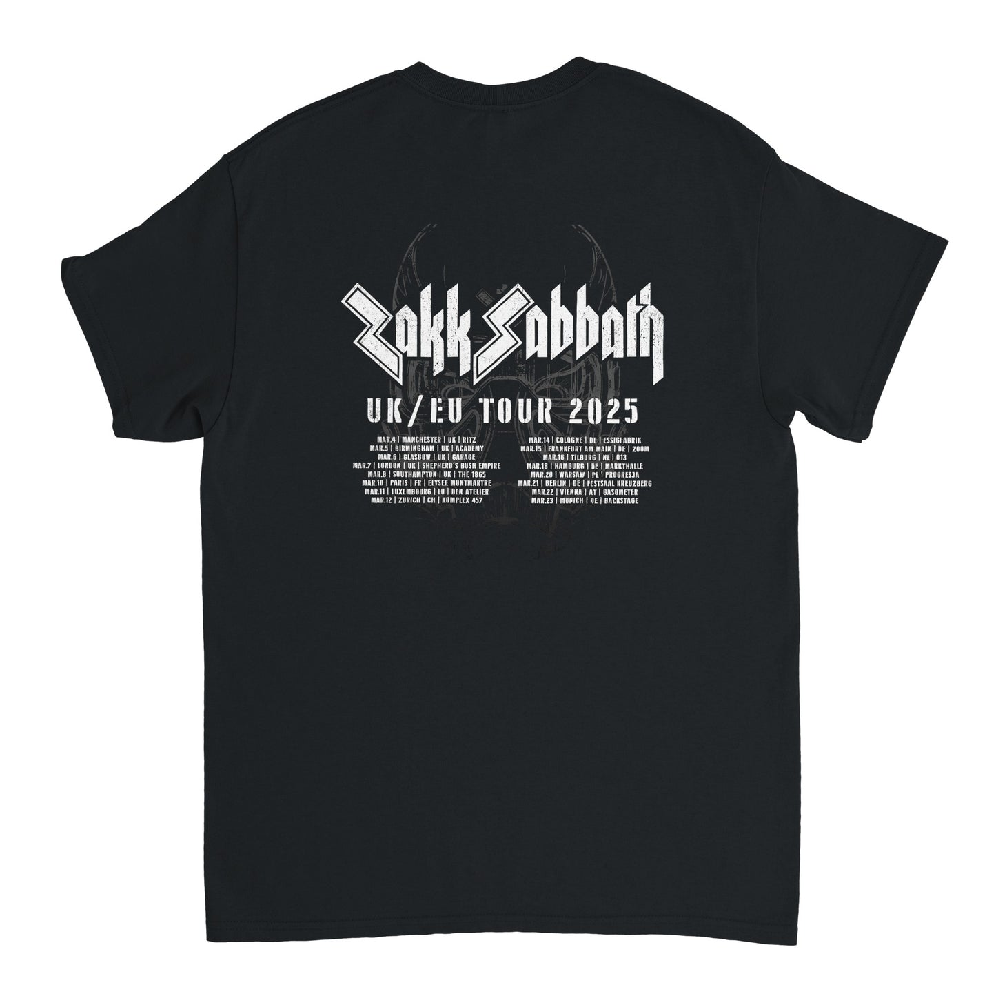 Zakk Sabbath Camiseta Heavy Metal Zakk Wylde Unisex Premium