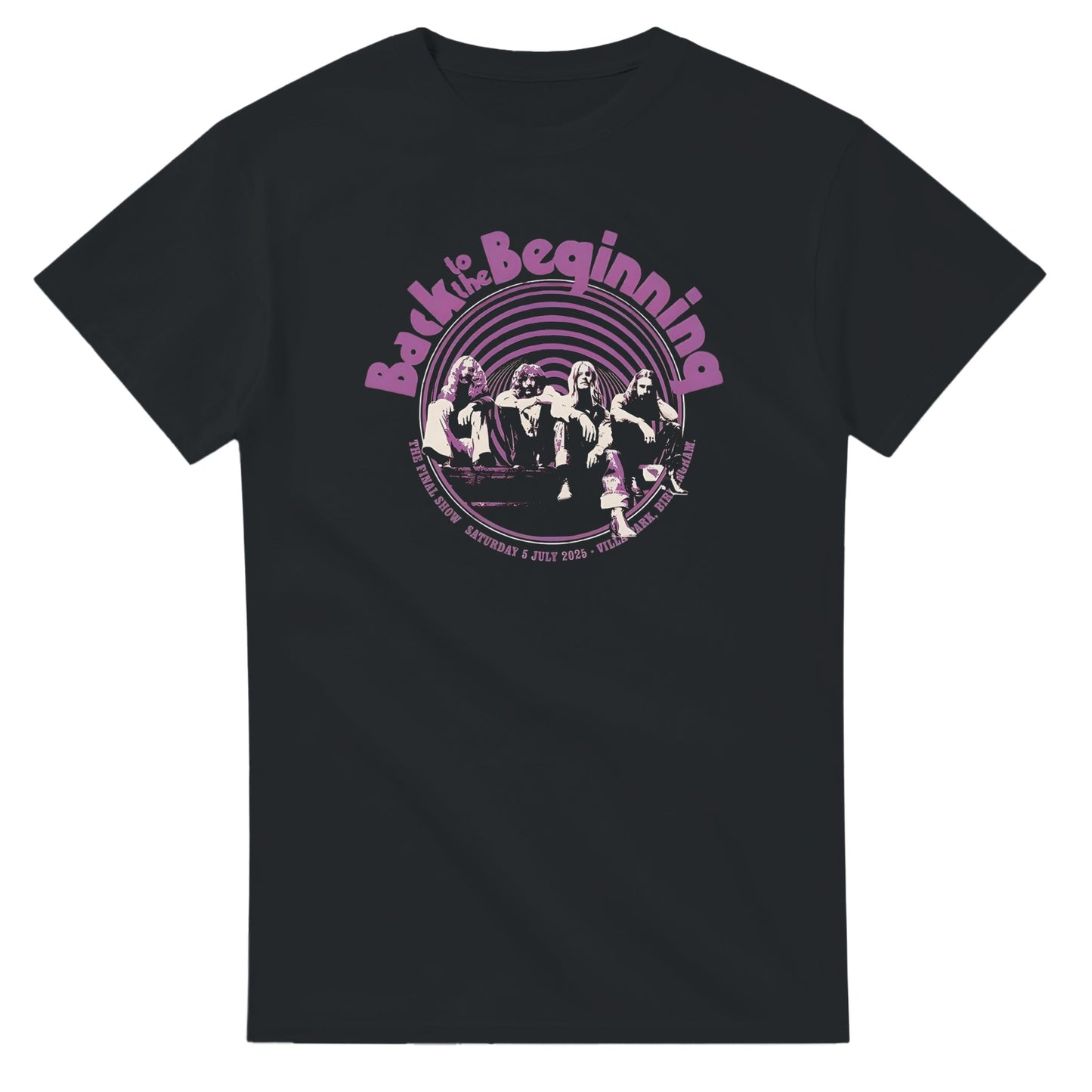 Black Sabbath Camiseta Heavy Metal Back to the Beginning Unisex Premium