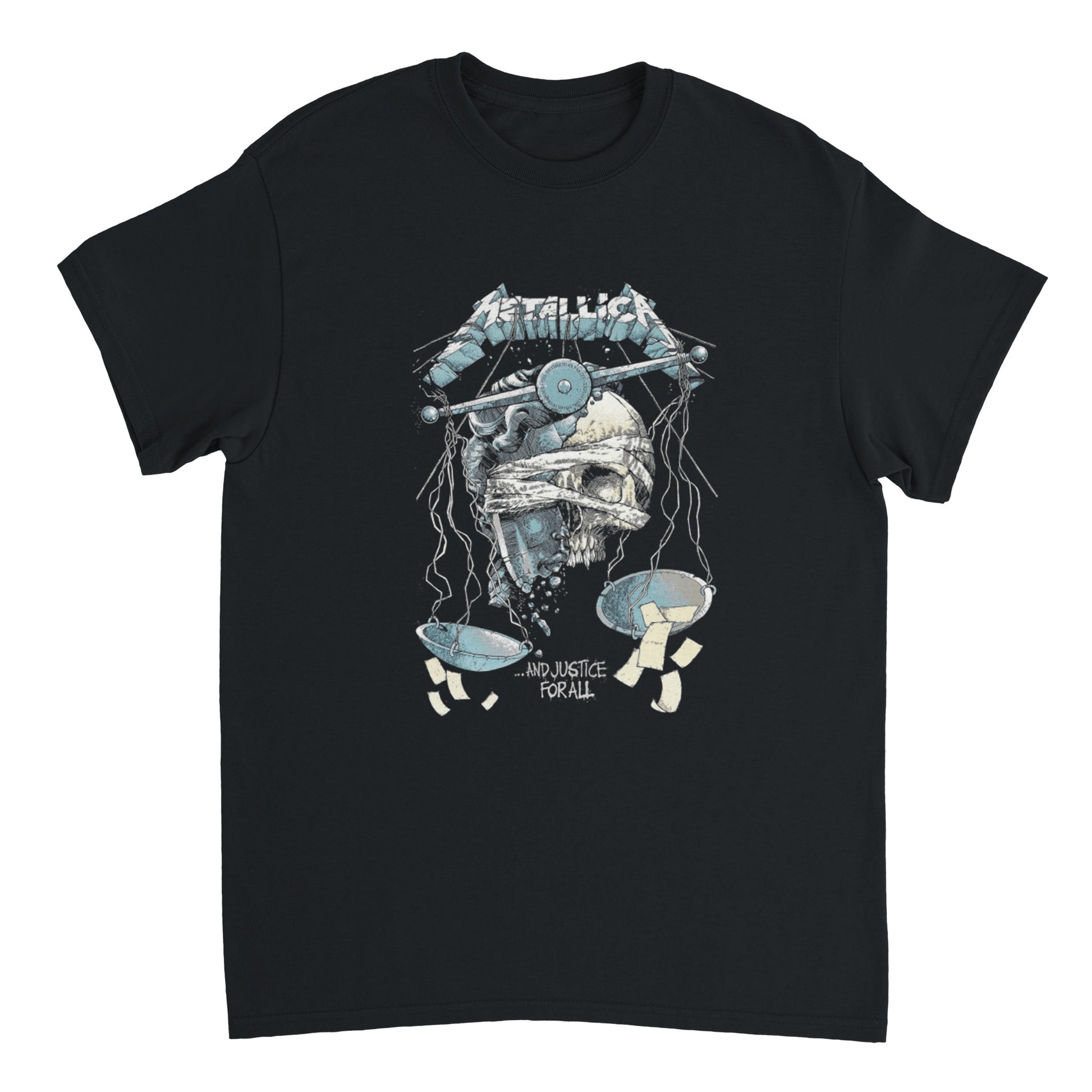 Metallica Camiseta Thrash Metal And Justice for All Unisex Premium