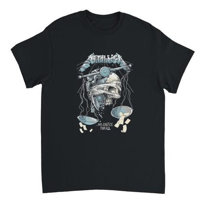 Metallica Camiseta Thrash Metal And Justice for All Unisex Premium