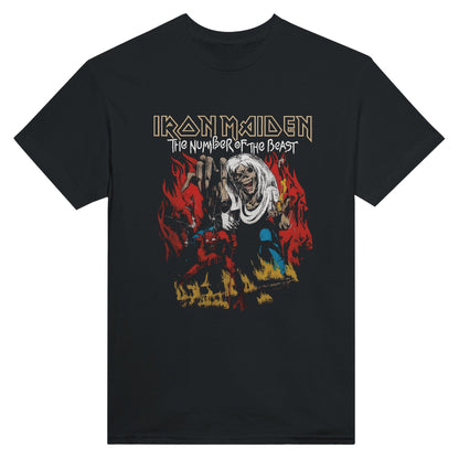 Iron Maiden Camiseta Heavy Metal Eddie The Head Unisex Clásica