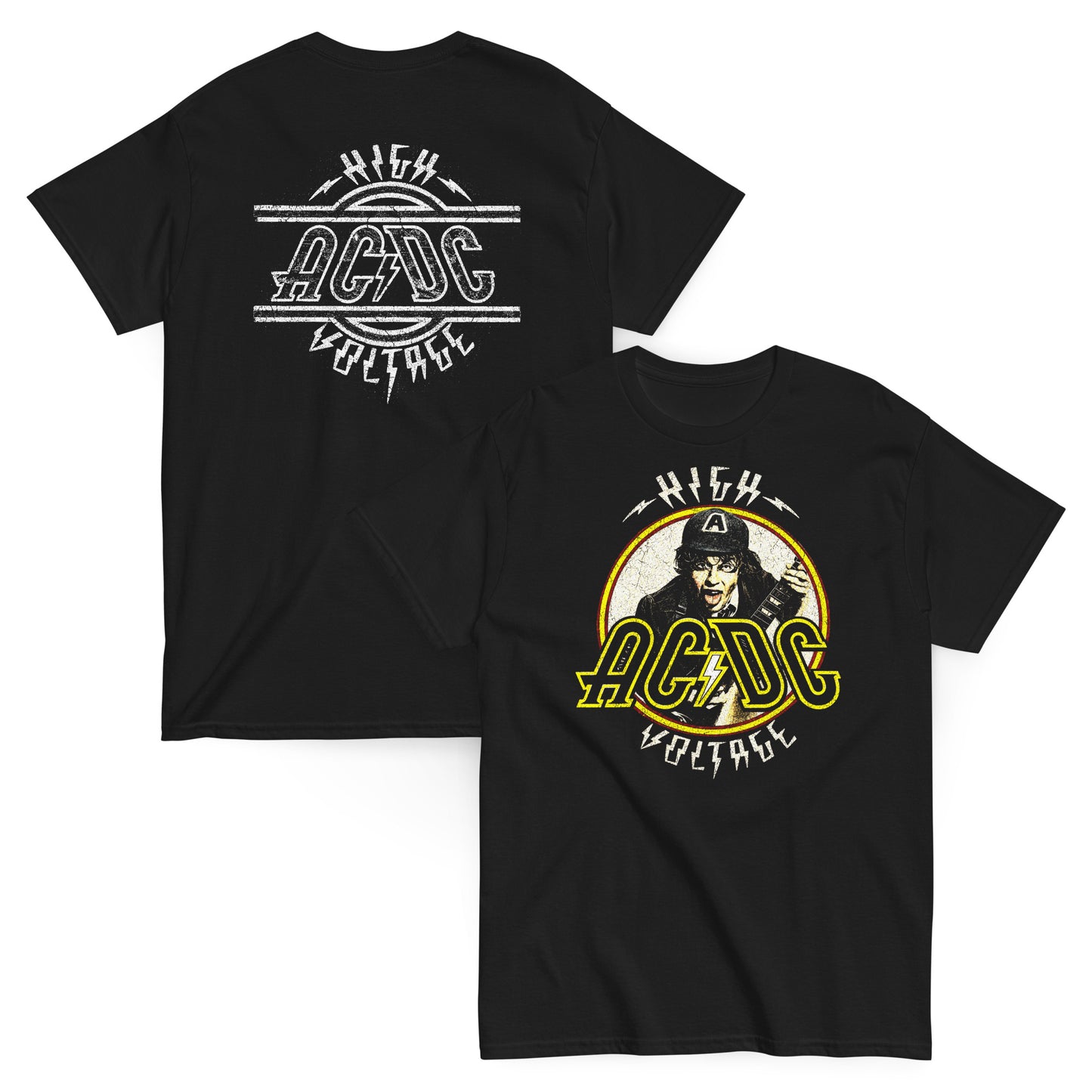 AC/DC Camiseta Hard Rock High Voltage Bon Scott Unisex Premium