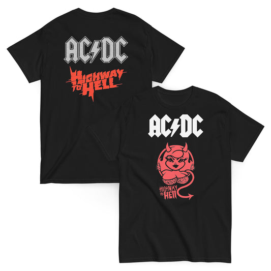 AC/DC Camiseta Hard Rock Highway to Hell Unisex Premium