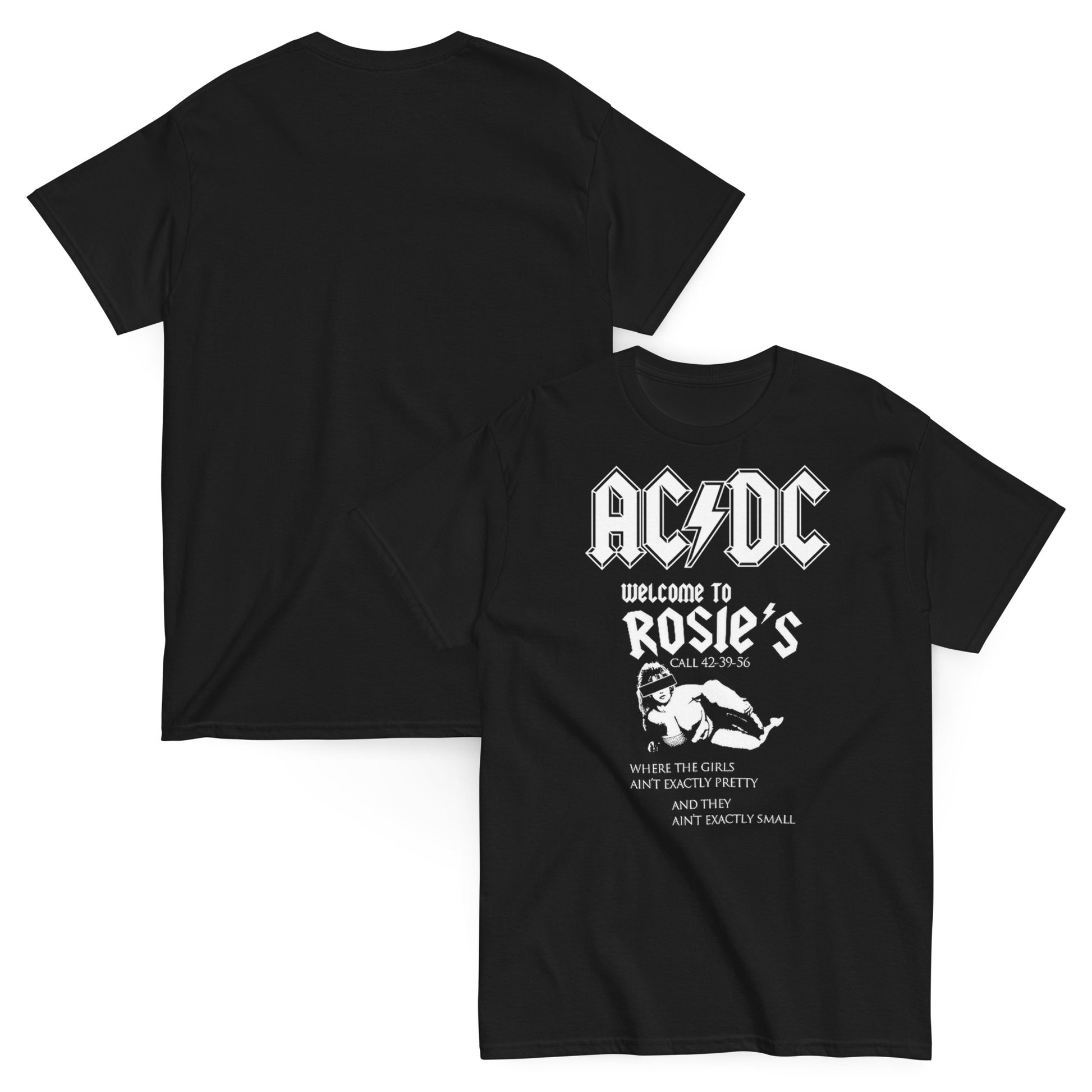 AC/DC Camiseta Hard Rock Whole Lotta Rosie Unisex Clásica