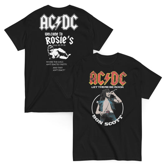 AC/DC Camiseta Hard Rock Whole Lotta Rosie Unisex Premium