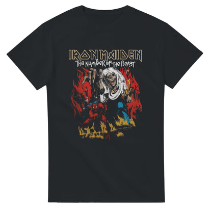 Iron Maiden Camiseta Heavy Metal Eddie The Head Unisex Clásica
