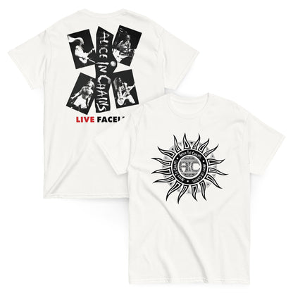 Alice In Chains Camiseta Grunge Facelift Live Unisex Premium