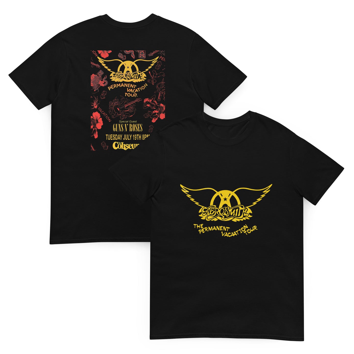 Aerosmith Camiseta Hard Rock Permanent Vacation Unisex Premium
