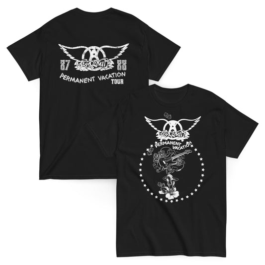 Aerosmith Camiseta Hard Rock Permanent Vacation Unisex Clásica