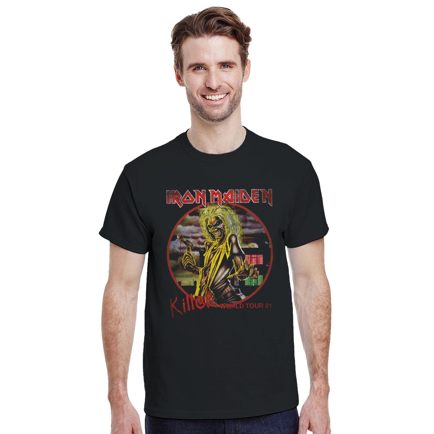 Iron Maiden Camiseta Heavy Metal Killers Wrathchild Unisex Premium
