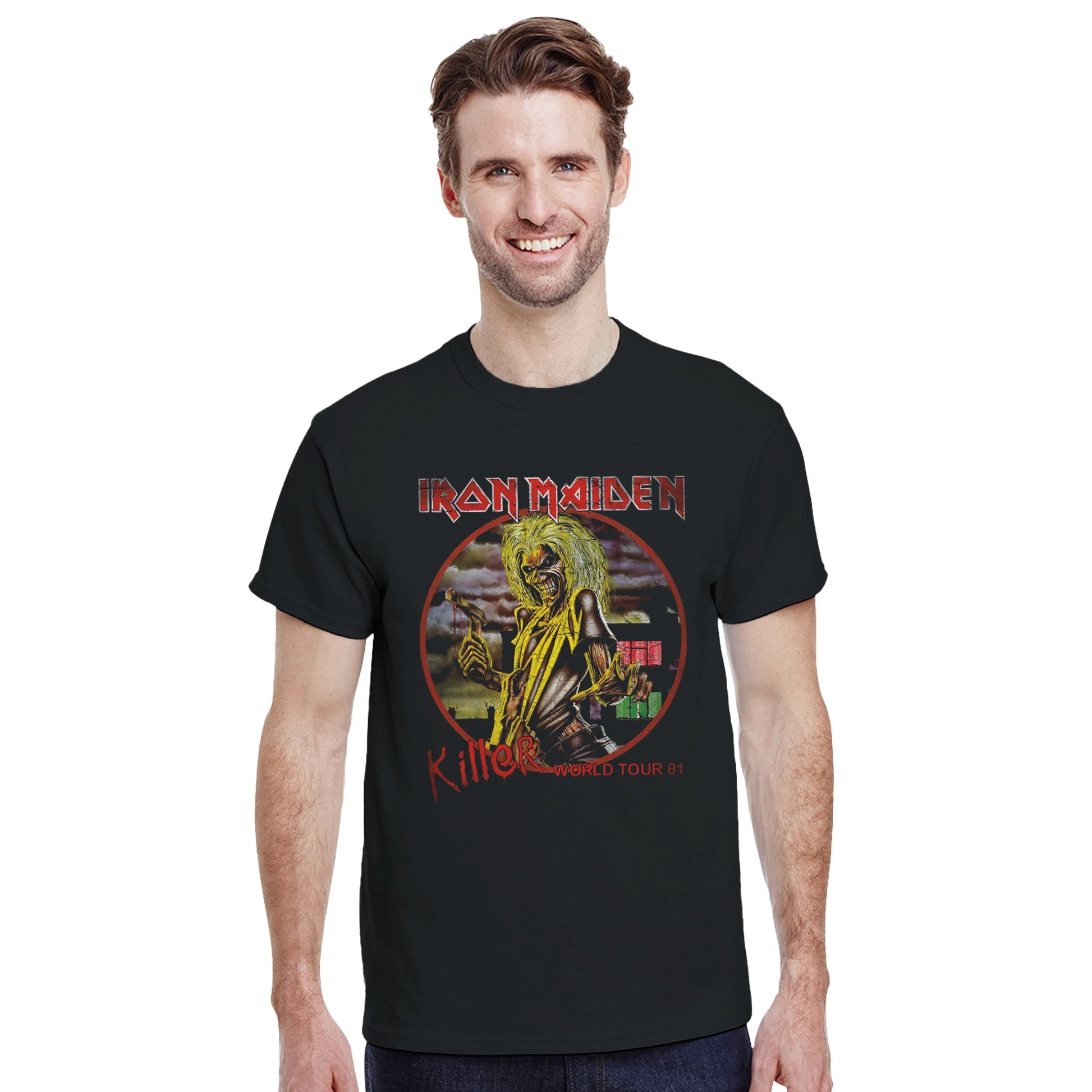 Iron Maiden Camiseta Heavy Metal Killers Wrathchild Unisex Premium