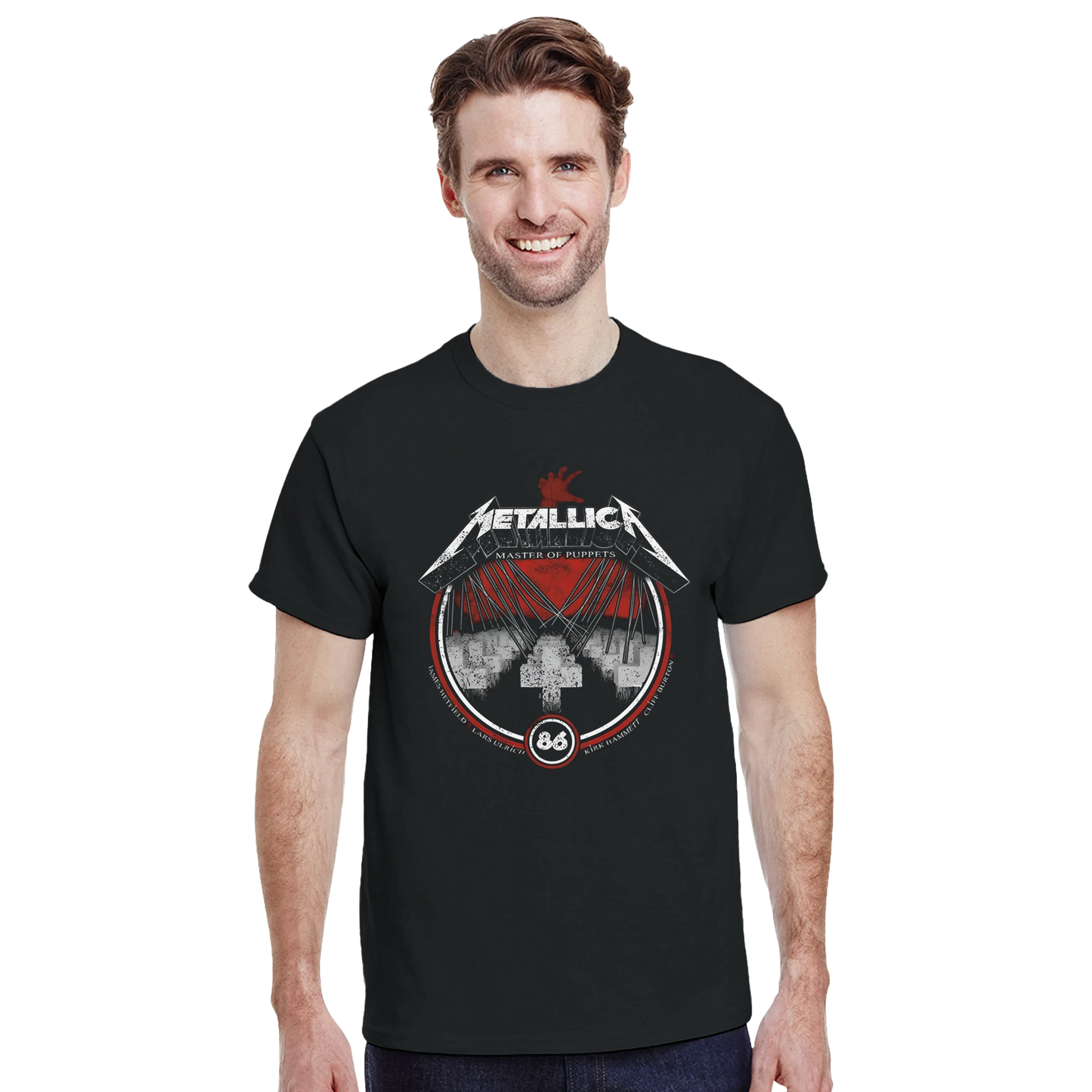 Metallica Camiseta Thrash Metal Big Four Los Ángeles Unisex Premium