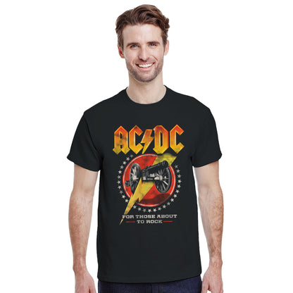 AC/DC Camiseta Hard Rock For Those About to Rock Unisex