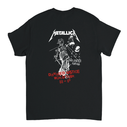 Metallica Camiseta And Justice For All Thrash Metal Los Ángeles Unisex Premium