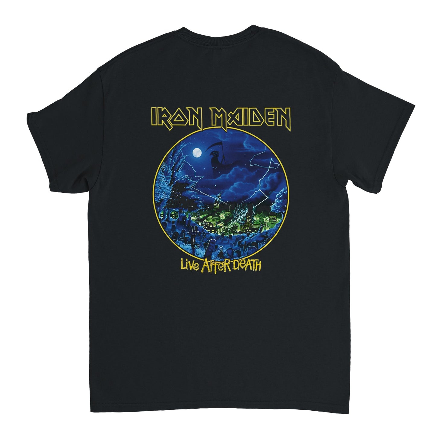 Iron Maiden Camiseta Heavy Metal Londres Unisex Premium