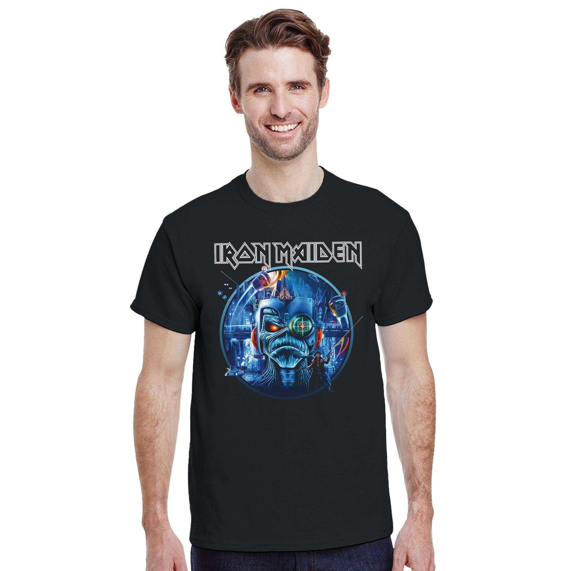 Iron Maiden Camiseta Heavy Metal Power Trip Future Past Tour Unisex Premium