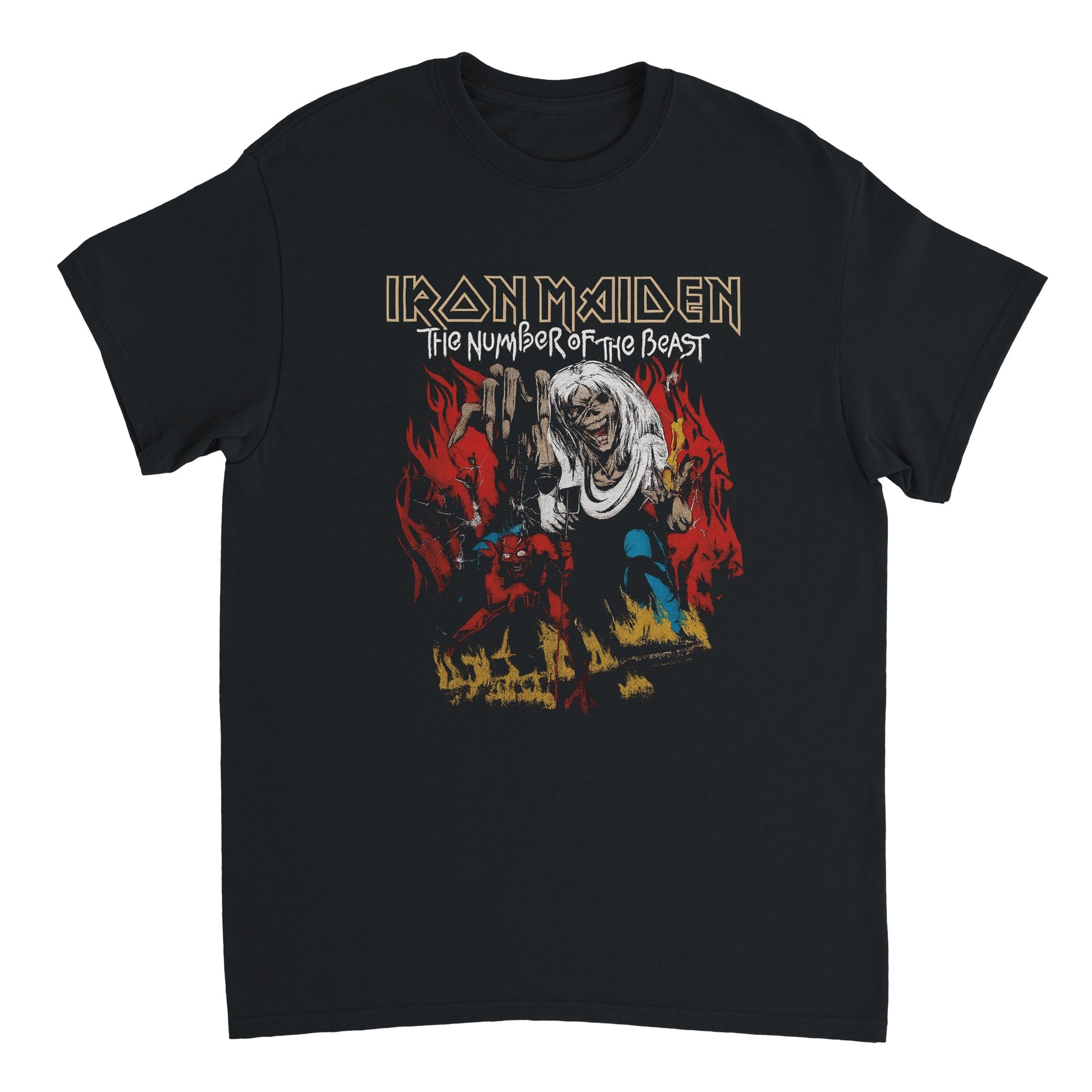 Iron Maiden Camiseta Heavy Metal Number of the Beast Unisex Premium