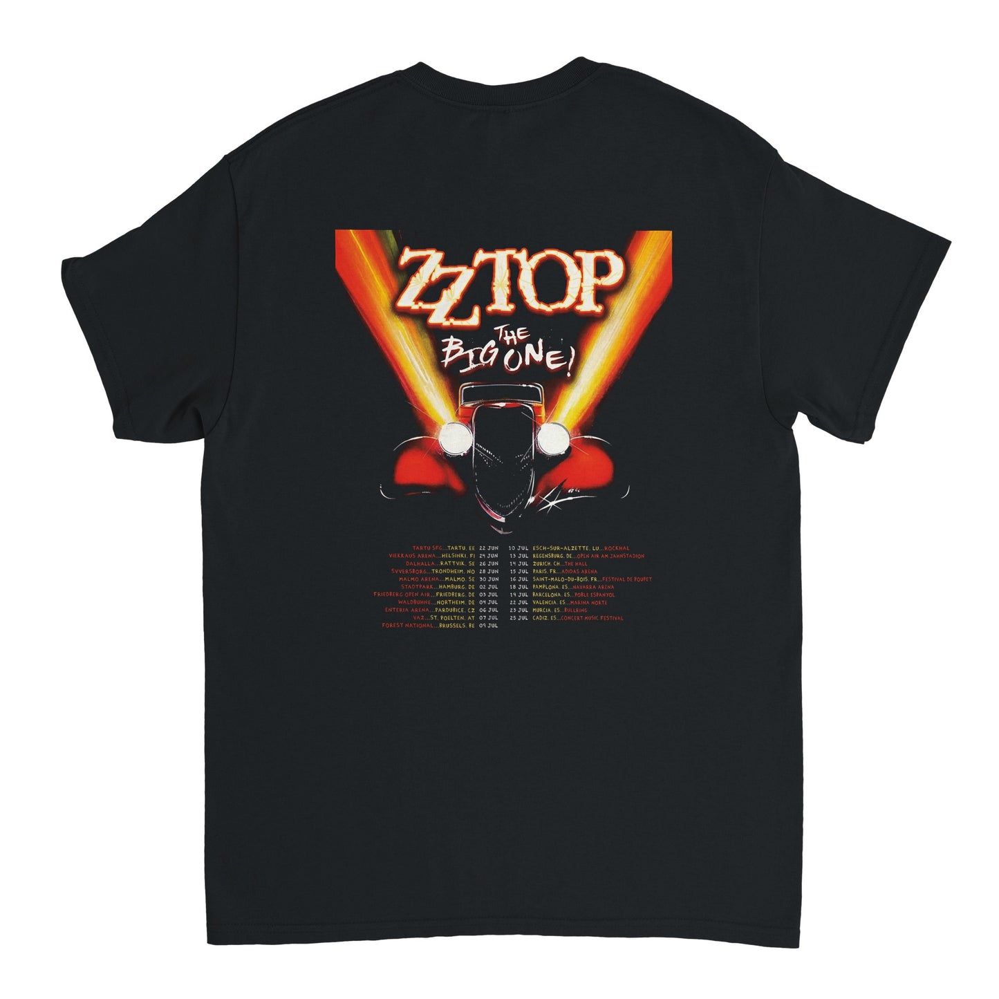 ZZ Top Camiseta Blues Rock Gira 2026 Unisex Premium