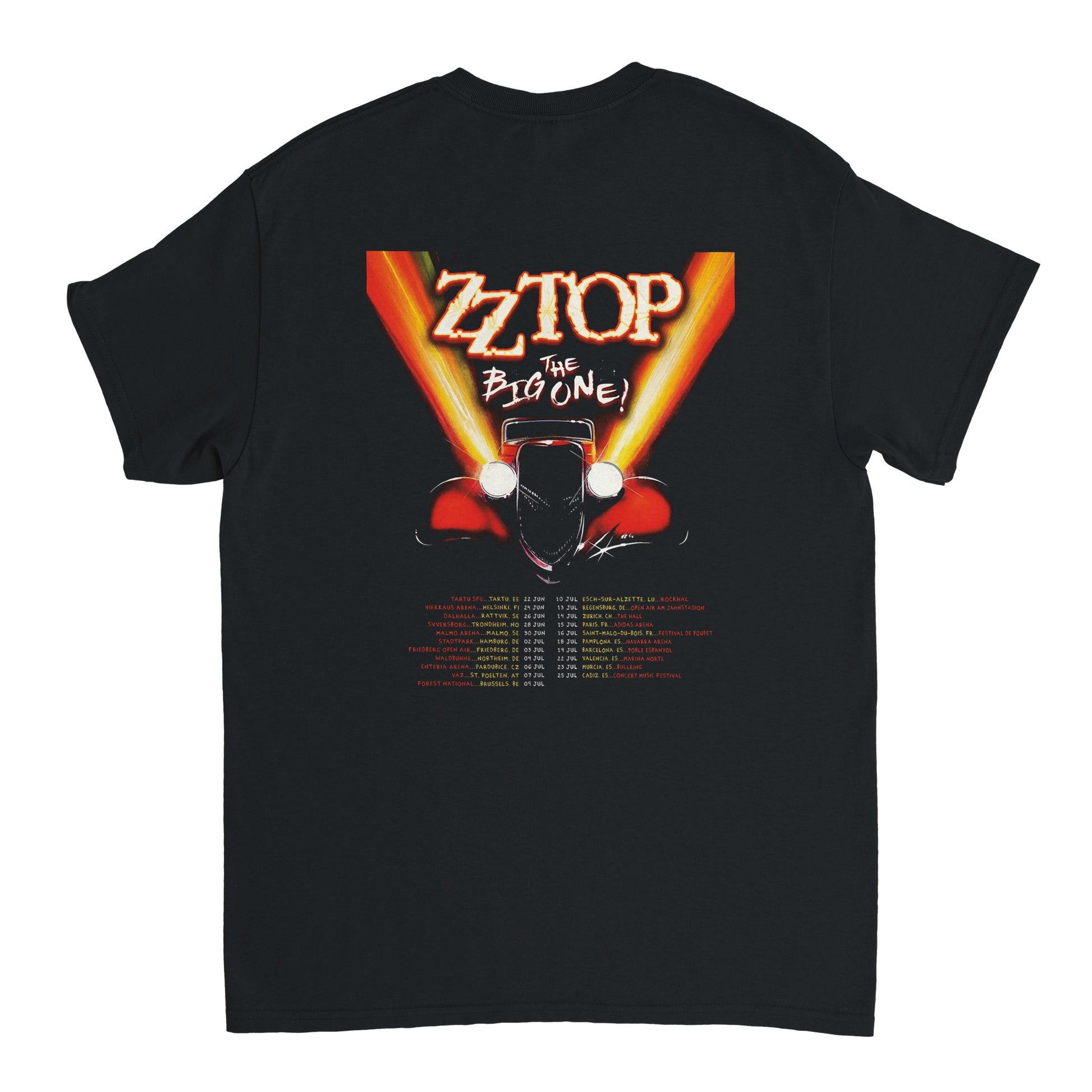 ZZ Top Camiseta Blues Rock Gira 2026 Unisex Premium