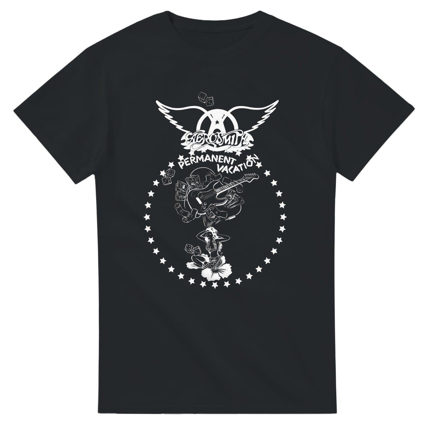Aerosmith Camiseta Hard Rock Permanent Vacation Unisex Clásica
