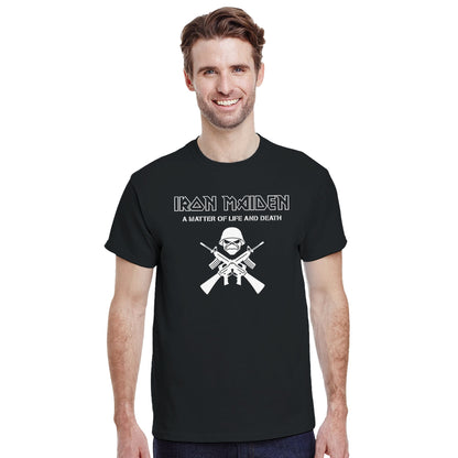 Iron Maiden Camiseta Heavy Metal A Matter of Life and Death Unisex Premium