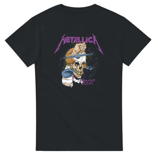 Metallica Camiseta Thrash Metal And Justice for All Unisex Clásica