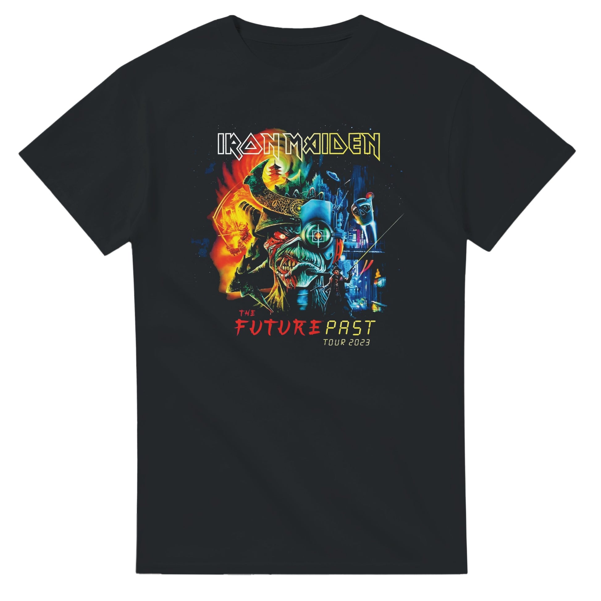 Iron Maiden Camiseta Heavy Metal Future Past Tour Londres Unisex Premium