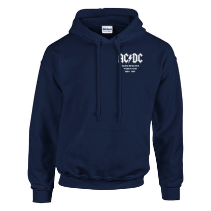 AC/DC Sudadera Hard Rock Back in Black Unisex Premium
