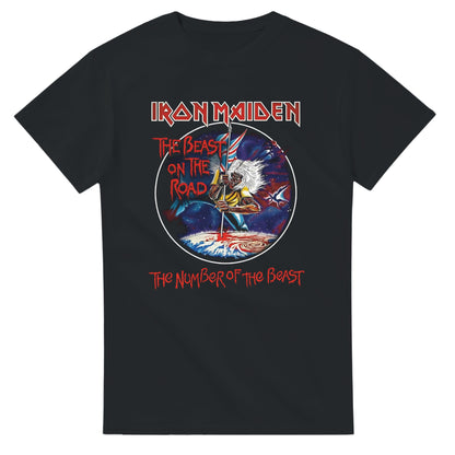 Iron Maiden Camiseta Heavy Metal Beast on the Road Unisex Premium