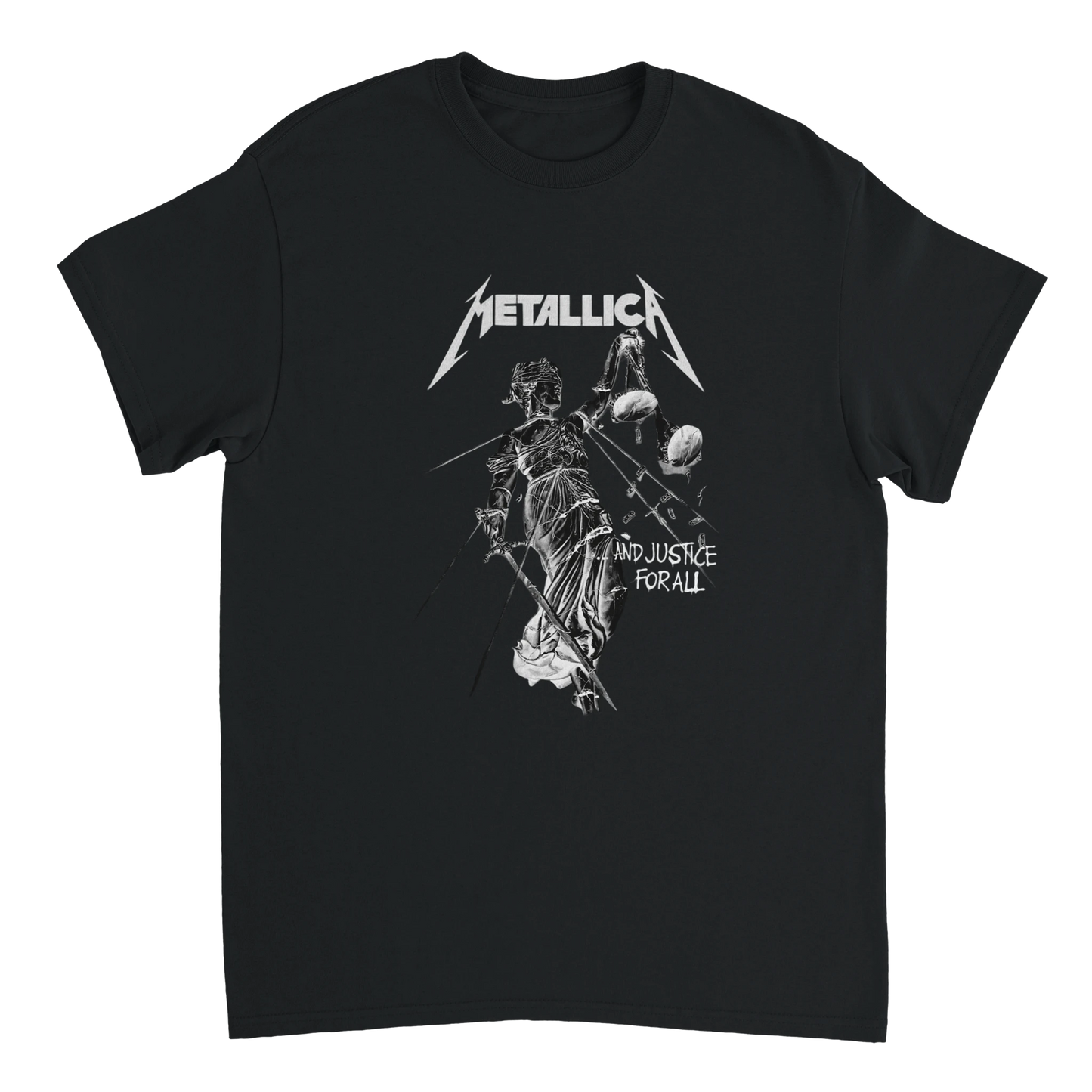 Metallica Camiseta Thrash Metal Justice Unisex Premium