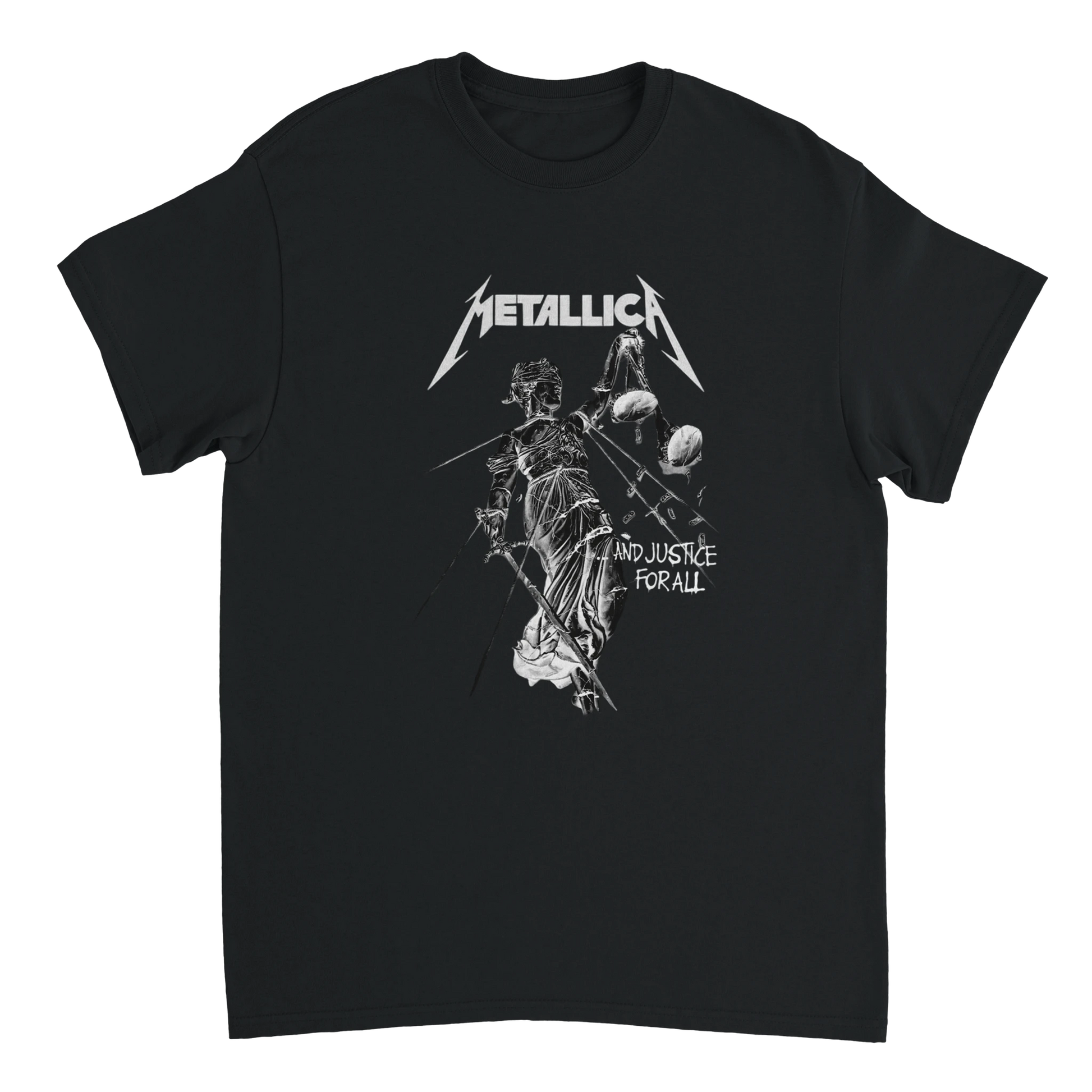 Metallica Camiseta Thrash Metal Justice Unisex Premium