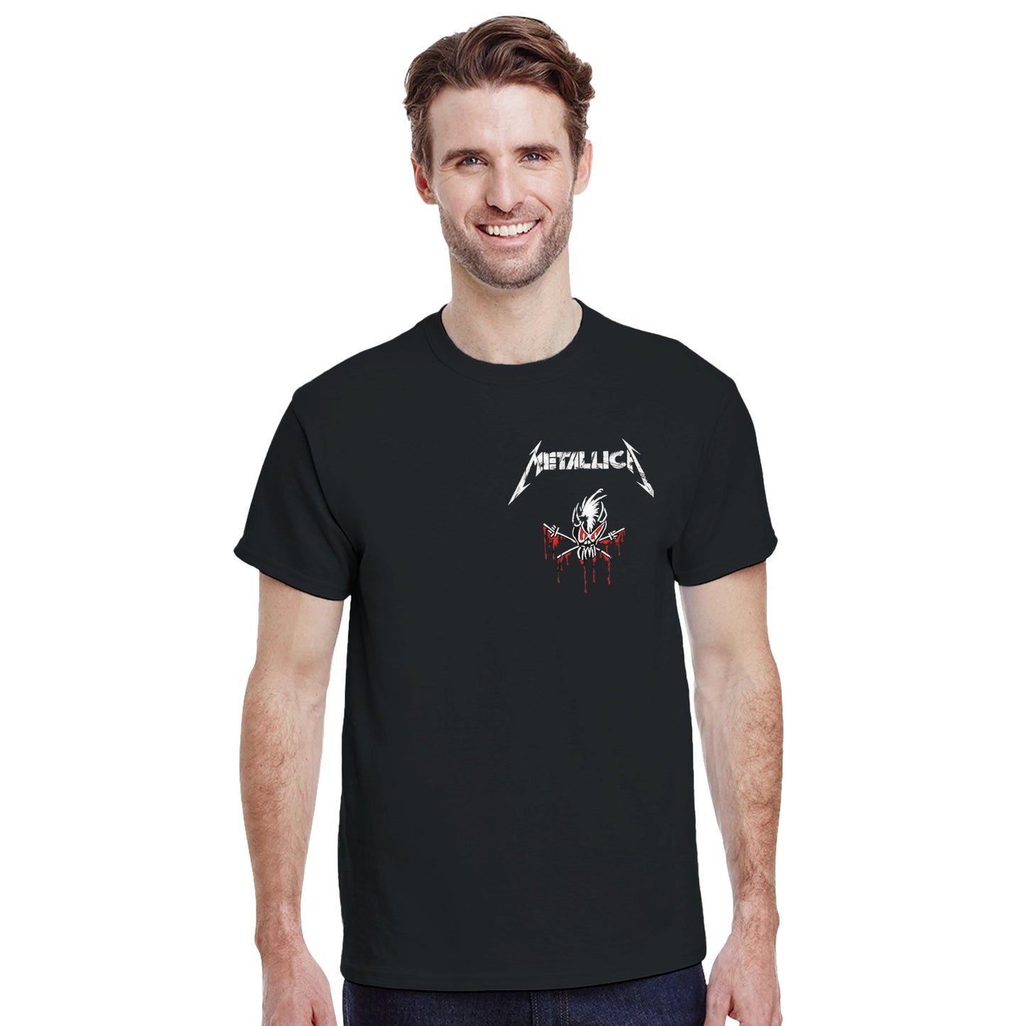 Metallica Camiseta Thrash Metal Master Of Puppets Los Ángeles Unisex Premium